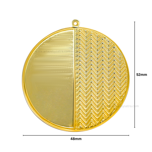 Round 1 Naka Metal Art Base | Size : 52mm | Qty : 100g | MA94