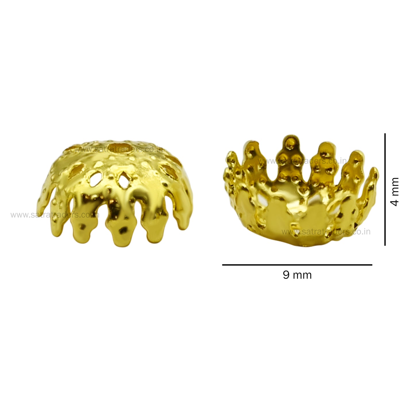Designer Metal Beads Cap | Qty : 500g | MC15