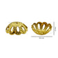 Designer Metal Beads Cap | Size :W-10mm H-4mm | Qty : 500g | MC17