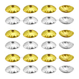 Designer Metal  Beads Cap | Size : W-8mm H-2mm | Qty : 500g | MC21