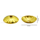 Designer Metal  Beads Cap | Size : W-8mm H-2mm | Qty : 500g | MC21