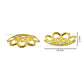 Designer Metal Beads Cap | Size : W-13mm H-2mm | Qty : 500g | MC22