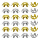 Designer Metal Beads Cap | Size : W-15mm H-7mm | Qty : 500g | MC27