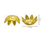 Designer Metal Beads Cap | Size : 10mm | Qty : 500g | MC40