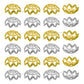 Designer Metal Beads Cap | Size : W-10mm H-4mm | Qty : 500g | MC42
