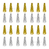 Designer Metal Beads Cap | Size : H-22mm W-9mm | Qty : 500g | MC43