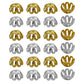 Designer Metal Beads Cap | Size : W-7mm H-4mm| Qty : 500g | MC49