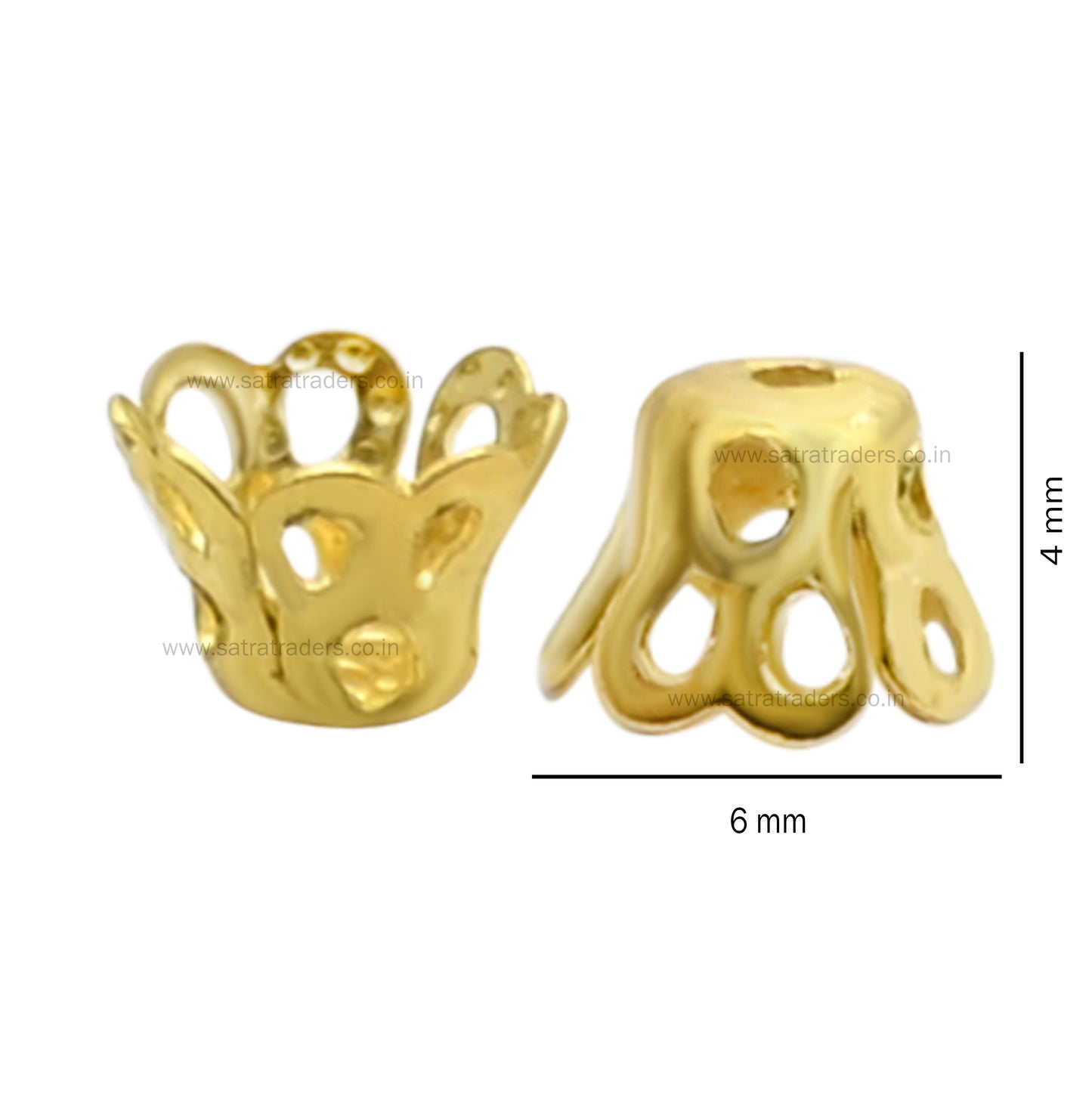 Designer Metal Beads Cap | Qty : 500g | MC04