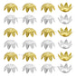 Designer Metal Beads Cap | Size :W-14mm W-5mm | Qty : 500g | MC53