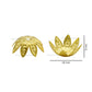 Designer Metal Beads Cap | Size :W-14mm W-5mm | Qty : 500g | MC53