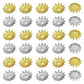 Designer Metal Beads Cap | Size : W-6mm H-2mm | Qty : 500g | MC64