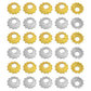 Designer Metal Beads Cap | Size : W4mm H 1mm | Qty : 500g | MC66