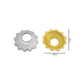 Designer Metal Beads Cap | Size : W4mm H 1mm | Qty : 500g | MC66