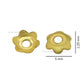 Designer Metal Beads Cap | Size :W-5mm H- 2mm | 500g | MC70