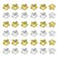 Designer Metal Beads Cap | Size :W-6mm H- 2mm | Qty : 500g | MC71