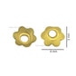 Designer Metal Beads Cap | Size :W-4mm H- 1mm | Qty : 500g | MC72