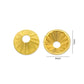 Designer Metal Beads Cap | Size : W-4mm H-1mm | Qty : 500g | MC74