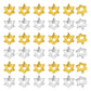 Designer Metal Beads Cap | Size : W-4mm H-1mm | Qty : 500g | MC77