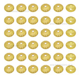 Designer Metal Beads Cap | Size :W-8mm H- 2mm | 500g | MC79
