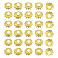 Designer Metal Beads Cap | Size :W-3mm H-1mm | 500g | MC81