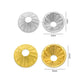 Designer Metal Beads Cap | Size :W-5mm H-2mm | Qty : 500g | MC75
