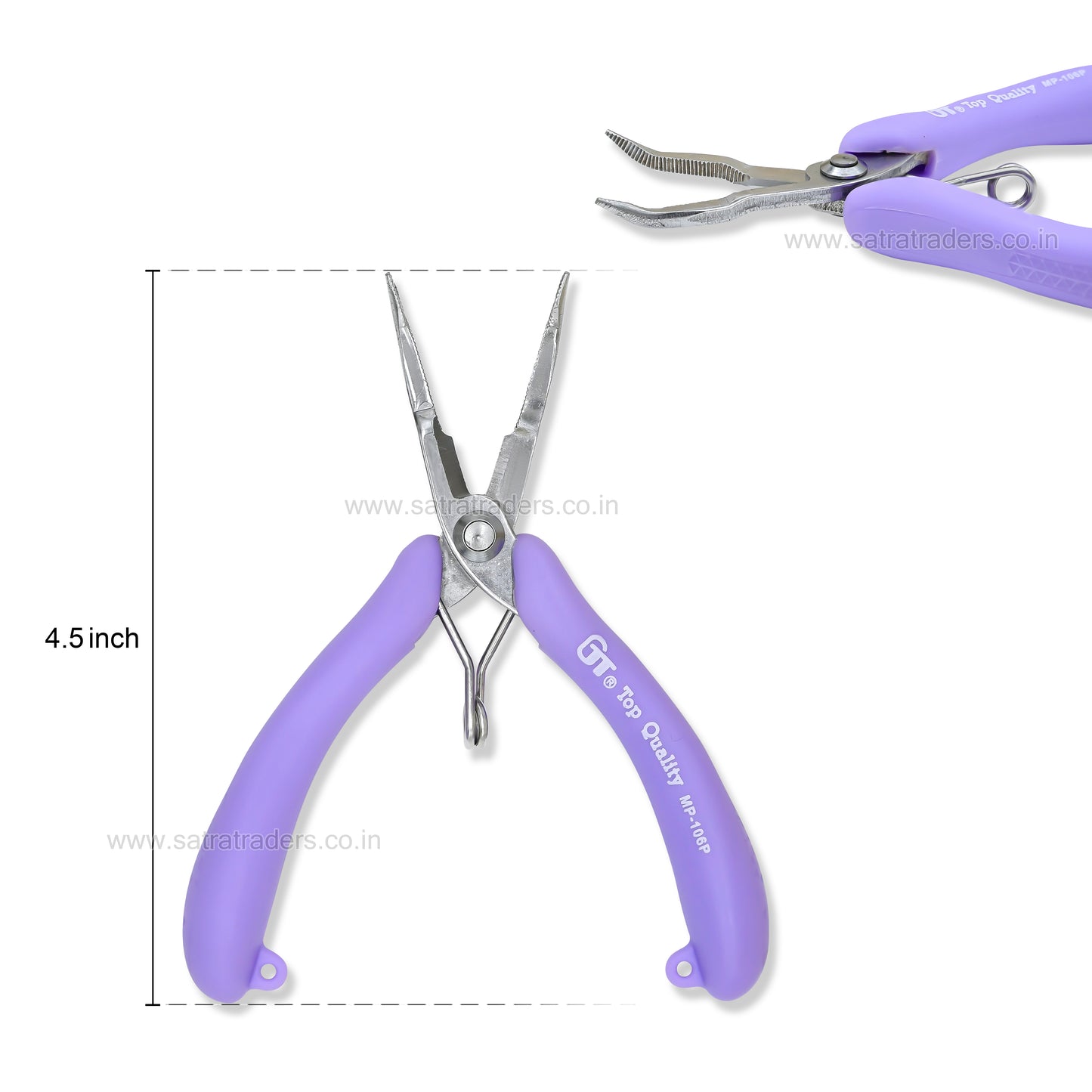 Bent Long Nose Pliers | Size :4.5-Inch | Qty :1 | MP-106P