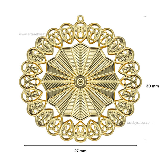 Metal Art Base | Size : 30mm | Qty : 100g | MA132