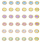 Diamond Oval Meenakari Kundan Beads | Size : 17mm | Qty : 6pcs | MKB27