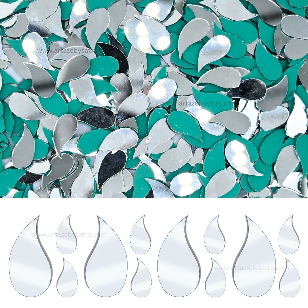 Leaf Shape Mirror | Qty : 200grms | M15
