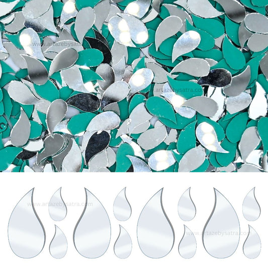 Leaf Shape Mirror | Qty : 200grms | M15