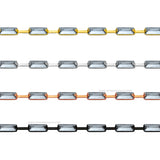 White Diamond Stone Chain | Qty : 1mtr | DC07