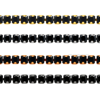 Square Diamond Stone Chain | Qty : 1mtr | DC03