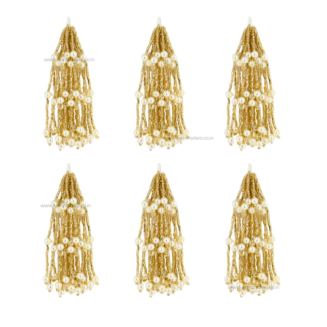Beads Hanging Tassels | Qty : 5pcs | T01
