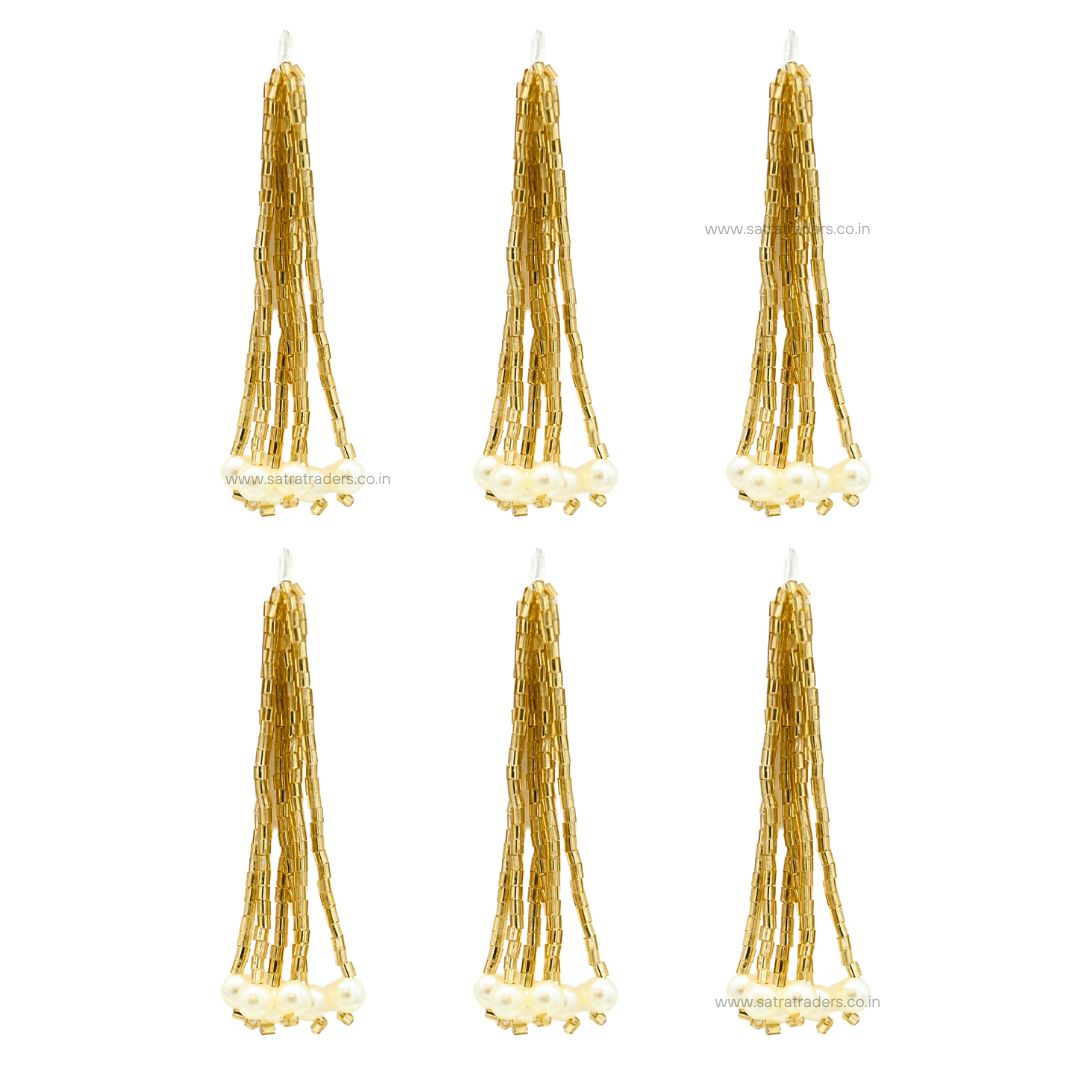 Beads Hanging Tassels | Qty : 5pcs