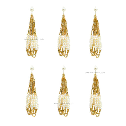 Beads Hanging Tassels | Qty : 5pcs | T06