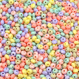 Glossy Matte Round Plastic Beads | Size: 6mm | PB47