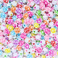 Assorted Rose Flower Beads | Size : 12mm | PB224