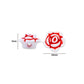 Assorted Rose Flower Beads | Size : 12mm | PB224