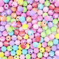 Assorted Striped Round Beads | Size : 10mm | PB226