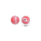 Assorted Striped Round Beads | Size : 10mm | PB226