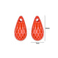 Assorted Textured Teardrop Beads | Size : 15mm | PB228