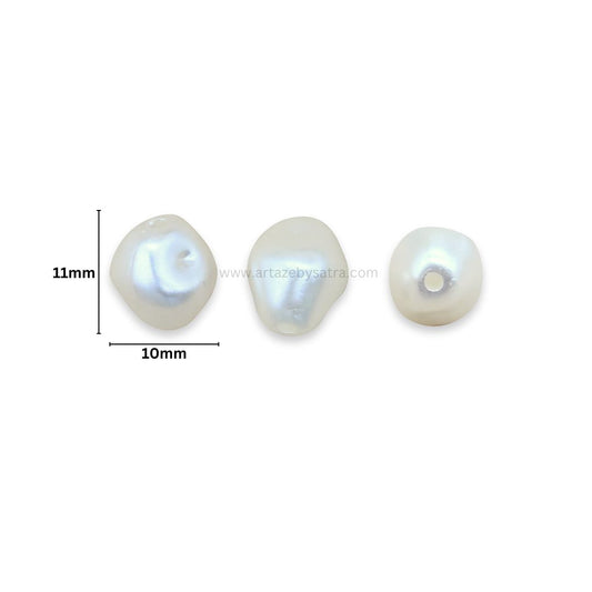 Irregular Pearl Pearlized Beads | Size : 11mm | PPB85