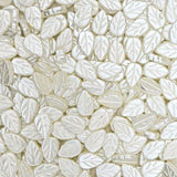 2 Hole Leaf Pearlized Beads | Size : 13mm | PPB91
