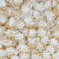 Golden Colour Outlines Acrylic Shell Beads | Size : 17mm | PB245