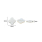 White MOP Clover Beads | Size : 15mm | Qty : 1 line- approx 27 beads | GB74