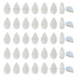 White MOP Drop Beads | Size : 15mm | Qty : 1 line- approx 21 beads | GB73