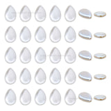 White MOP Drop Beads | Size : 18mm | Qty : 1 line- approx 27 beads | GB72