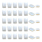 White MOP Rectangle Beads | Size : 16mm | Qty : 1 line- approx 25 beads | GB71