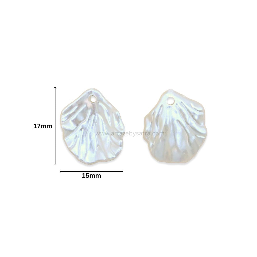 Petal Pearlized Beads | Size : 17mm