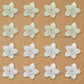 1 Hole Plastic Pearl Open Flower Beads | Size : 27mm | Qty : 500g | PPB39